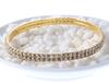 Tornozeleira de duas fileiras estilo coreano para joias Amazon transfronteiriças, tornozeleira de strass de cristal austríaco da moda AliExpress
