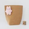 Cartoon urso de pelúcia boneca DIY material bonito conjunto Coelho saco acessórios cocar meias chapéu acessórios acessórios
