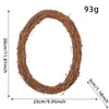 Anillo de Ratán de Rama Seca DIY Transfronterizo Material Tejido Corona de Navidad Anillo de Ratán Floristería Anillo de Ratán Decoración Anillo Desnudo Accesorios
