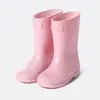 Fabricante de Botas de Lluvia para Niños para Comercio Transfronterizo, Suela Suave Antideslizante, Ligeras, Adecuadas para Niños y Niñas de 2 a 12 Años, Botas de Lluvia de Media Pantorrilla, Zapatos de Agua para Bebés