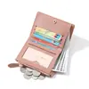 Billetera Corta de Mujer Taomicmic Color-Blocking a la Moda con Acabado de Alta Gama 80% de descuento Billetera Simple Color-Blocking con Múltiples Ranuras para Tarjetas