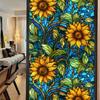 Bl112-170 Adesivo de Vidro Eletrostático Floral Transfronteiriço Pvc Sem Cola Filme para Janela Decoração de Casa Decoração de Janela Adesivo de Vidro