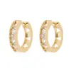 Brincos de Diamante Super Brilhantes, Design Moderno e na Moda, Brincos Personalizados, Acessórios de Alto Padrão e Versáteis para o Dia a Dia no Trabalho Atacado