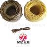 [Entrega de Fábrica] Fibra de Cáñamo Cera de Abejas Mecha Color Primario Punto Amarillo Cordel de Cáñamo para Cigarros 200 pies (61 m)