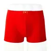 Algodão Puro Grande Benmingnian Vermelho Masculino Boxer de Cintura Alta Sorte plus size Solto Casamento Festivo Boxer