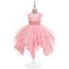 Amazon Vestido de Punto para Niña Vestido de Banquete con Diamantes Vestido de Noche para Anfitriona Presentación de Piano Vestido Infantil Vestido de Princesa