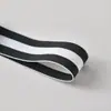 Chapéu Listrado Tingido em Fio com Fita Larga de Poliéster Laço de Fita Acessórios para Roupas Sapatos e Chapéus Tecelagem de Fitas