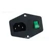 Enchufe Médico Certificado CCC AC-01A con Agujero para Tornillo, Portafusibles Único, Característica Verde, Interruptor, Tres en Uno