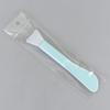 Herramientas de Maquillaje y Belleza Cepillo de Silicona de Doble Cabezal Tabla Raspadora Palillo Mezclador Cepillo para Mascarilla Facial Aplicador Raspador de Cabeza Suave 16.5cm