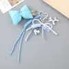 Colgante Creativo Nuevo de Perla de Amor con Lazo para Colgar en Bolso de Cuerda Tejida Miu Colgantes para Teléfono Móvil