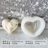 Molde de vela con forma de corazón, forma de mano en mano, molinillo de yeso, molde de silicona para hornear pasteles de boda y chocolate con forma de corazón