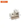 Bloque Fijo para Fijación de PCB de Chasis Cpci Bloque de Conexión de Chasis Base de Fijación de Panel Fijación de Placa de Circuito Impreso Pcb