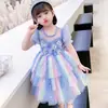 2025 Nuevo Estilo Vestido Tutú de Princesa Lolita para Niñas Vestido de Cumpleaños para Bebé Cuatro Estaciones