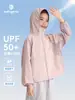 Roupas Novas de Verão 2026 para Meninas, Jaqueta Leve com Capuz e Manga Longa, Blusa Infantil de Secagem Rápida, Roupa com Proteção Solar UPF50+ para Bebê Menina