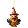 Colgante de pavo para Año Nuevo Transfronterizo Colgante para Árbol de Navidad Colgante para Coche Decoración de Árbol de Navidad Asiento Trasero del Coche