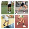 Espinilleras de Silicona para Adultos, Calcetines Antidesprendimiento, Red Canasta para Pies, Voleibol Correr, Adecuadas para Múltiples Deportes Cubre Pantorrillas Antideslizantes