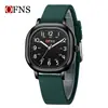 Relojes Marca Ofns Serie Puntuación Completa para Exámenes de Secundaria y Preparatoria, Relojes Silenciosos para Hombres y Mujeres, Relojes Cuadrados Luminosos