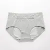 Vaya, estas son bragas sanitarias de algodón puro, a prueba de fugas, con refuerzo ancho, para la menstruación, talla grande, modelo 9038