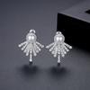 Brincos Jinse Estilo Coreano Novo Pérola Feminino Design ins Irregular Zircônia Simples Xianluo Brincos Daifa