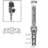 Válvula Solenoide de Cartucho Hidráulico Parker - Tipo Válvula de Corredera de Cuatro Vías y Tres Posiciones (Posición Neutra Tipo H) Serie Gs0459D