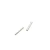 Plata Esterlina S925 Tubo Recto Liso Plata Lisa Forma de Rombo Tubo Curvo Grabado Hilo para Pulsera DIY Cuentas Accesorios de Tubo Redondo de Plata Pura