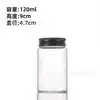 Fabricante Original Tapa de Aluminio Negra 47mm Rosca Muestra Dispensador Botella de Vidrio Botella Vacía Botella de Azafrán Mayoreo