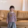 Beixinan 280g Camiseta Térmica Base de Algodón Puro Suave para Niños, Camiseta de Manga Larga 100% Algodón Clase A