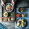 Juego de comida para una persona, plato con plato de sopa, apartamento, hogar, pareja, vajilla individual, tazón, plato, plato, plato de cena para una persona