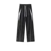 Pantalones de chándal casuales de otoño, holgados, con caída, de cordón, para hombre y mujer, pantalones casuales de pierna recta, pantalones de calle modernos para hombre