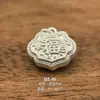 Plata Pura 999 Personalizada Accesorios de Plata Dura 3D Colgante DIY Calavera Ruyi Amuleto Cuentas de Plata Pura Colgante de Fortuna Adorno de Bolsa de la Suerte