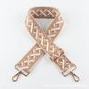Correa de hombro ancha de 5 cm, moderna, combinable con todo, accesorios personalizados para bolsos con nuevo patrón jacquard, correa de hombro para bolso alargada y ensanchada