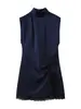 Comercio Exterior 2026 Primavera Nuevo Estilo Europeo y Americano Moda para Mujer Vestido Sexy con Encaje y Retazos 5029052