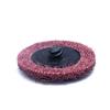 Disco de Lixa de Torque de 2 polegadas 3 polegadas Disco de Lixa de Fibra de Nylon Preto Diamante Roda com Botão de Torque Pano de Lixa Suporte para Disco de Lixa de Torque