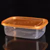 Caja de Empaque Grande Desechable Rectangular 1500ML1892 Comida Langosta Caja de Empaque de Plástico Comida para Llevar Comida para Almuerzo