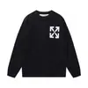 24 Otoño/Invierno Marca de Moda Letra Logo Integral Suéter de Punto Cuello Redondo Unisex Holgado Casual Top Versátil Manga Larga