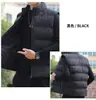 Nuevo chaleco de plumón y algodón para otoño e invierno para hombre, talla grande, corte holgado, versátil, cálido, chaqueta sin mangas