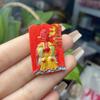 Atacado de Fábrica Pingente Pintado de Cinábrio Bênção dos Cinco Anciãos Pingente de Areia Vermelha Colar para Homens e Mulheres em Seu Ano Zodiacal