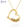 Collar con Letras de Amor en Forma de Corazón Regalo del Día de la Madre Pod Nombre Personalizado Collar de Amor con Cuentas Regalo de Navidad
