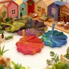 Estrella para Aliviar el Estrés Impresa en 3D Ilusión Óptica Plegable Juguete Educativo Infantil Torre de Zanahoria Poligonal Espiral Tridimensional Escritorio