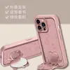 Soporte de Espejo Hello Kitty Adecuado para Funda de Teléfono Móvil Apple 16Promax 15 Nuevo Iphone16 Xiaomi 17 Silicona
