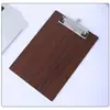 Placa Clip de Madeira A4 Espessa Pasta Suspensa Bloco de Anotações Clip para Tábua de Madeira e Plástico A5 Clip de Placa de Arquivo Portátil