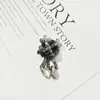 Pendientes de Borla de Flor de Cristal Degradado con Cuentas Hechos a Mano Accesorios Decoración de Ropa Venta Directa de Fábrica Al Por Mayor en Stock