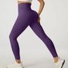 Selección estricta de pantalones de yoga de otoño e invierno de color melocotón, pantalones deportivos para montar a caballo, traje de yoga de secado rápido, pantalones de fitness ajustados de cintura alta.