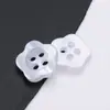 Botões de Resina para Camisa de Quatro Furos e Dois Buracos, Camiseta de Manga Curta, Camisa Polo, Botões Pequenos Redondos, Camisa de Chiffon, Botões Pequenos Versáteis