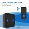 Comercio Exterior Hogar Uno-A-Dos Timbre de Larga Distancia Control Remoto Inteligente Música Impermeable Buscapersonas para Ancianos Timbre Inalámbrico