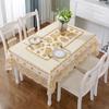 Fábrica multi-padrão toalha de mesa dourar PVC toalha de mesa impermeável à prova de óleo retangular toalha de mesa mesa de centro tapete de mesa casa