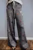 2026 Ropa de Mujer Transfronteriza Amazon Nuevo Cintura Alta Casual Holgado Pierna Ancha Pantalones Y2 Comercio Exterior Estampado Digital
