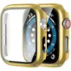 Adecuado para Nuevo Apple Watch 6/Se/7/8/9/10/Ultra Carcasa Templada Carcasa de PC Galvanizada Película Cubierta Protectora Integrada