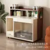 Gabinete para Arenero Estilo Sencillo Integrado para el Hogar Semi-Cerrado a Prueba de Olores Inodoro para Gatos Gabinete de Almacenamiento para Gatos Gabinete de Almacenamiento para Camas de Gatos