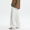 Pantalones de chándal pesados retro americanos nuevos 2026, holgados para hombre, pantalones largos casuales fluidos, pantalones de pierna recta modernos y elegantes